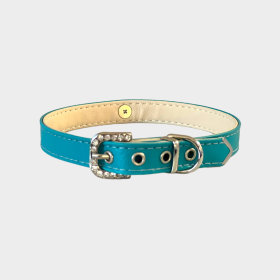 Rhinestone Heart Sniffany Dog Collar (size: 10")