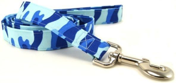 Blue Camo Dog Leash (size: XS)