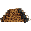 Coffee Beans on Tan Dog Collar