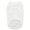 100% Cotton Dog Tanks - White