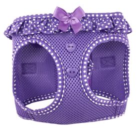 American River Choke Free Dog Harness Polka Dot Collection - Paisley Purple Polka Dot (Option: Small)