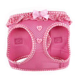 American River Choke Free Dog Harness Polka Dot Collection - Pink Polka Dot (Option: X-Small)