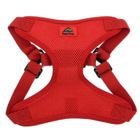 Wrap and Snap Choke Free Dog Harness - Flame Red (Option: X-Small)