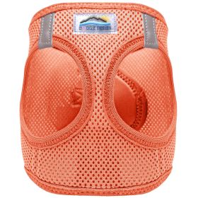 American River Solid Ultra Choke Free Dog Harness - Coral (Option: XXS)