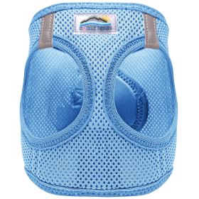 American River Solid Ultra Choke Free Dog Harness - Light Blue (Option: XX-Small)