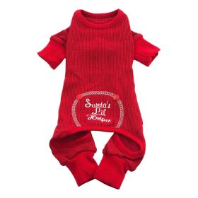 Christmas Dog Pajama - Santa's Lil' Helper (Option: X-Small)