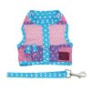 Cool Mesh Dog Harness Under the Sea Collection - Pink and Blue Flip Flop