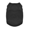 100% Cotton Dog Tanks - Jet Black