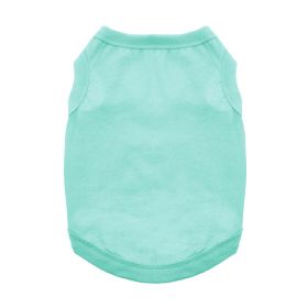 100% Cotton Dog Tanks - Teal (Option: X-Small)