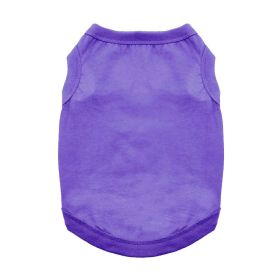 100% Cotton Dog Tanks - Ultra Violet (Option: X-Small)
