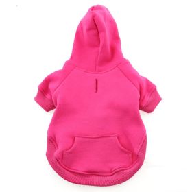 Flex-Fit Dog Hoodie- Pink (Option: X-Small)