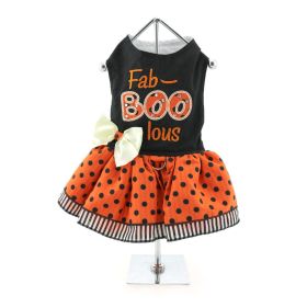 Halloween Fab-BOO-Lous Dress and Matching Leash (Option: X-Small)