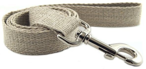Hemp Dog Leash (K9 Bytes Hemp Leashes: XSmall 4.5 Foot Long)