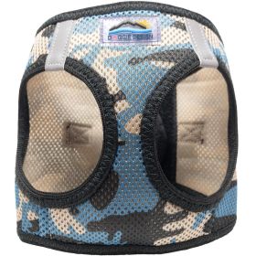 American River Choke Free Dog Harness Camouflage Collection - Blue Camo (Option: XX-Small)