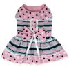 Dots & Stripes Harness Dress - Pink & TealNew Spring 2024