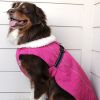 Alpine - Tuf Terrain Coat - Crimson                 Made with tough Duck Outer Fabric, Fleece Lining and Sherpa Lined Collar.