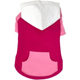 Color-Block Flex Fit Hoodie - Pink on Pink (Option: X-Small)