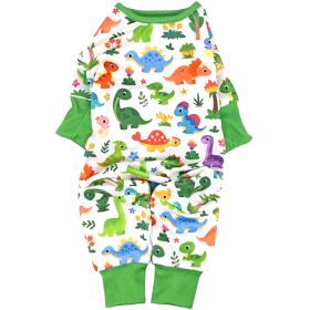 Soft Dog Pajamas - Dinos (Option: X-Small)