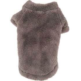 Soft Plush Pullover - Soft Brown (Option: X-Small)
