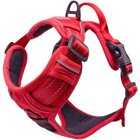 Venture Paw Pull Control Dog Harness - Crimson (Option: X-Small)