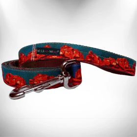 Nature-Lover Leads (Color: Rockin' Red Rocks, size: REGULAR Lead 1" width- 5' length)