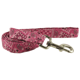 Pink Bandana Dog Leash (size: XS)