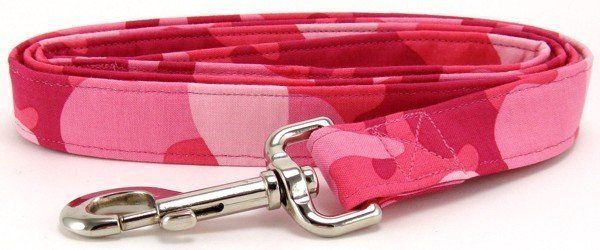 Pink Camo Dog Leash (size: XS)