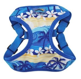 Wrap and Snap Choke Free Dog Harness by Doggie Design - Catching Waves (Option: X-Small)