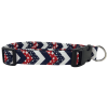Red White & Blue Chevrons Dog Collar