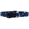 Red White & Blue Shooting Stars Dog Collar