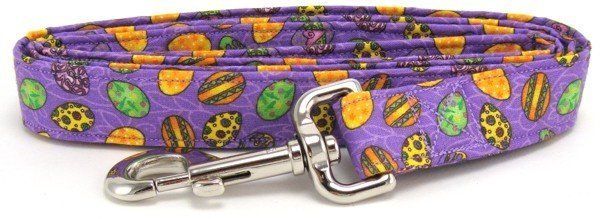 Tossed Easter Eggs Dog Leash (size: XS)