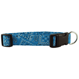 Turquoise Bandana Dog Collar (size: XS)