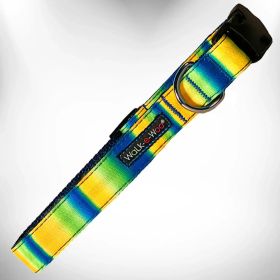 Blue/Green Tie Dye Collar (size2: xs)